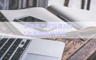 阜陽市產業(yè)投資2025年債權資產轉讓