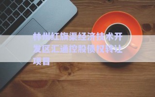 林州紅旗渠經(jīng)濟(jì)技術(shù)開發(fā)區(qū)匯通控股債權(quán)轉(zhuǎn)讓項目